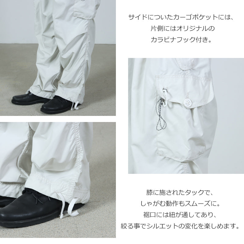 and wander(アンドワンダー) oversized cargo pants 画像5