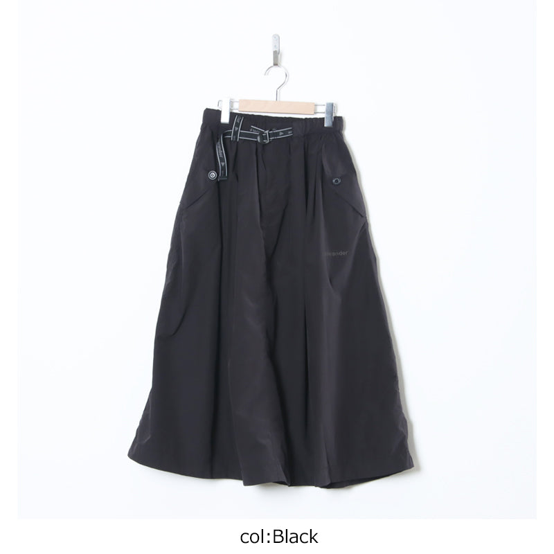 and wander(アンドワンダー) oversized cargo skirt （W） 画像15