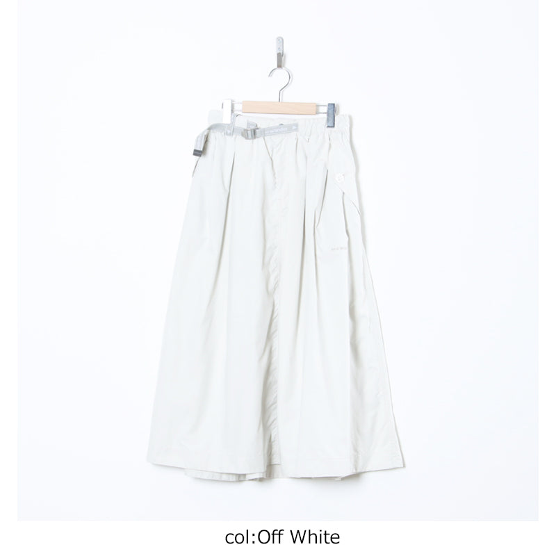 and wander(アンドワンダー) oversized cargo skirt （W） 画像17