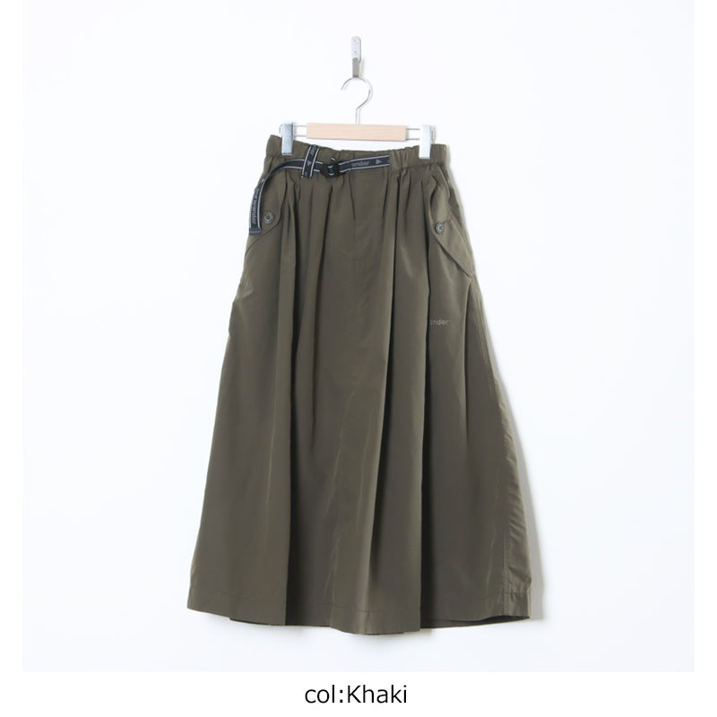 and wander(アンドワンダー) oversized cargo skirt （W） 画像18