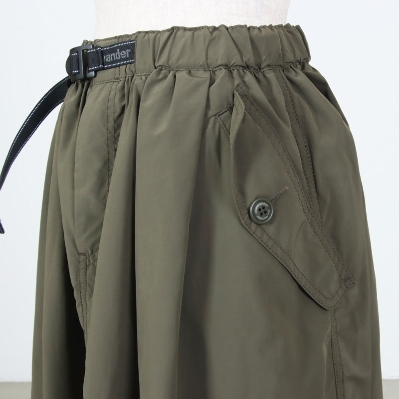 and wander(アンドワンダー) oversized cargo skirt （W） 画像27