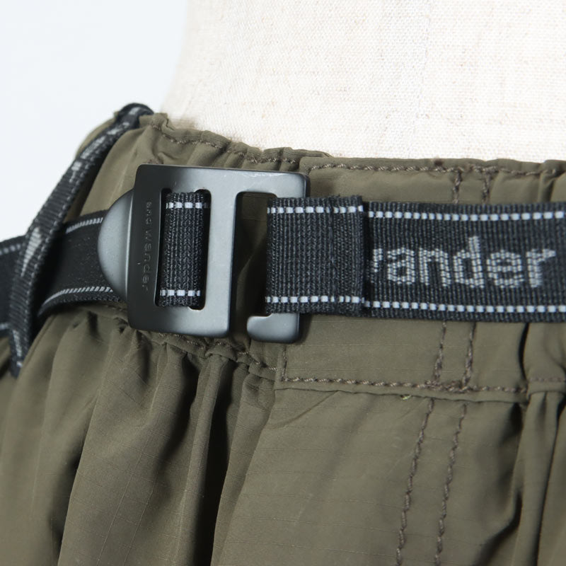 and wander(アンドワンダー) oversized cargo skirt （W） 画像29