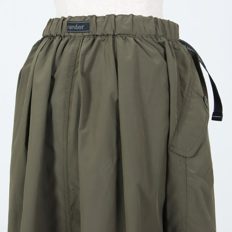 and wander(アンドワンダー) oversized cargo skirt （W） 画像30