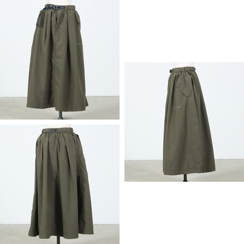 and wander(アンドワンダー) oversized cargo skirt （W） 画像13