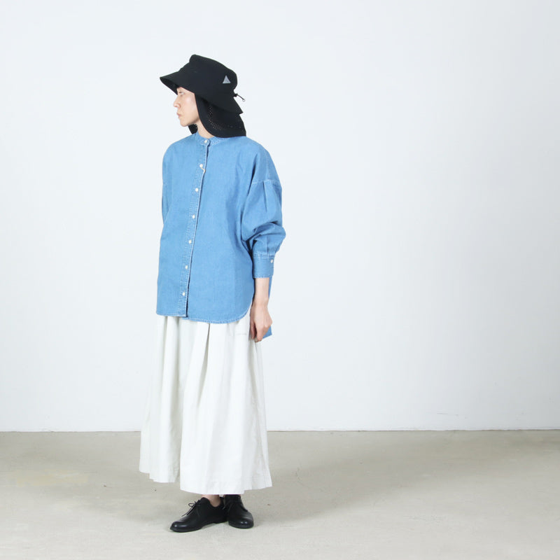 and wander(アンドワンダー) oversized cargo skirt （W） 画像21