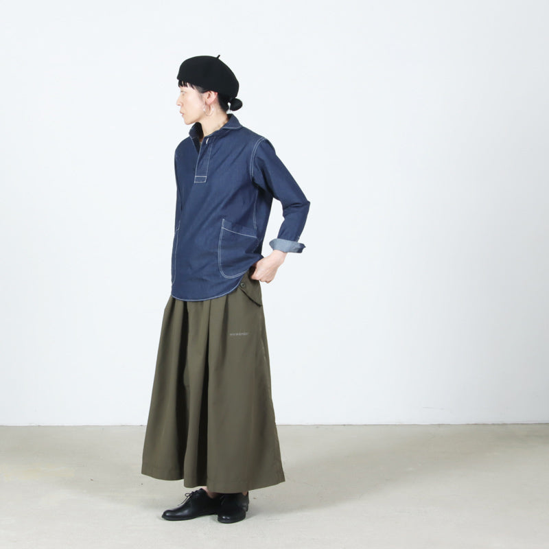 and wander(アンドワンダー) oversized cargo skirt （W） 画像23