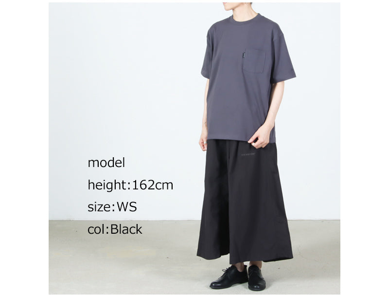 and wander(アンドワンダー) oversized cargo skirt （W） 画像25