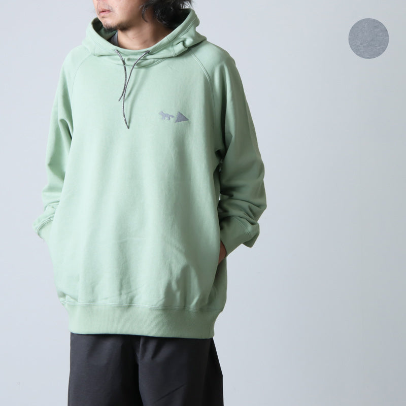 and wander(アンドワンダー) DRY COTTON SWEATHOODIE MKxAWD