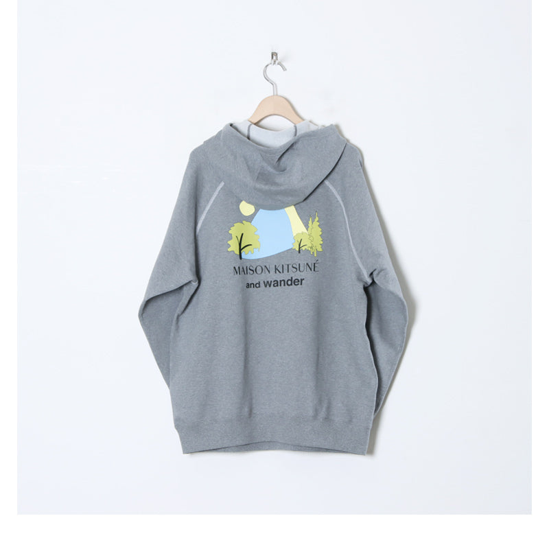 and wander(アンドワンダー) DRY COTTON SWEATHOODIE MKxAWD 画像16