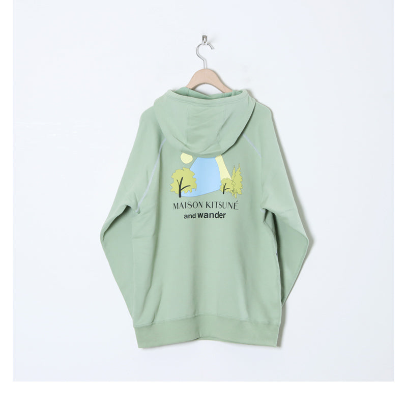 and wander(アンドワンダー) DRY COTTON SWEATHOODIE MKxAWD 画像18
