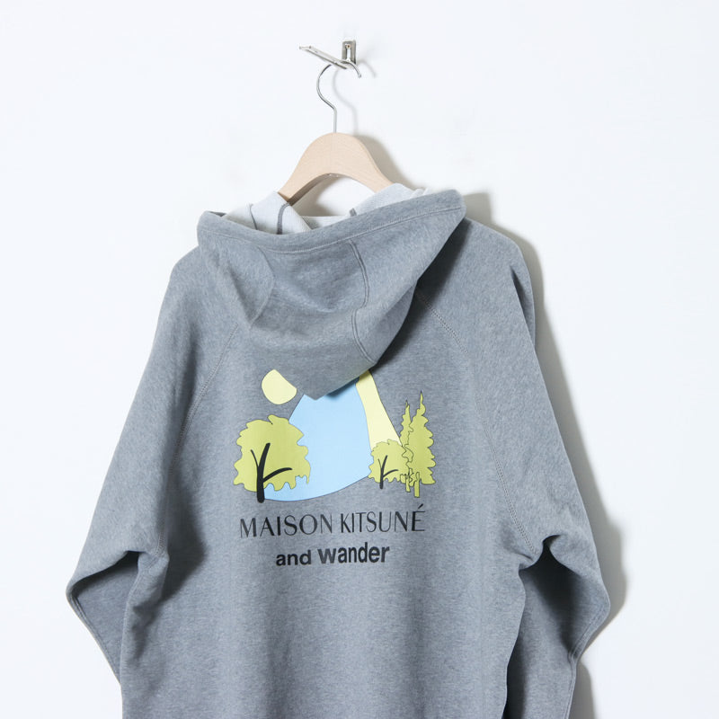 and wander(アンドワンダー) DRY COTTON SWEATHOODIE MKxAWD 画像27