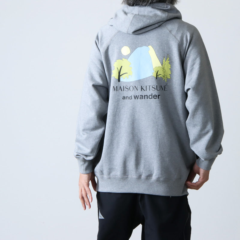 and wander(アンドワンダー) DRY COTTON SWEATHOODIE MKxAWD 画像7