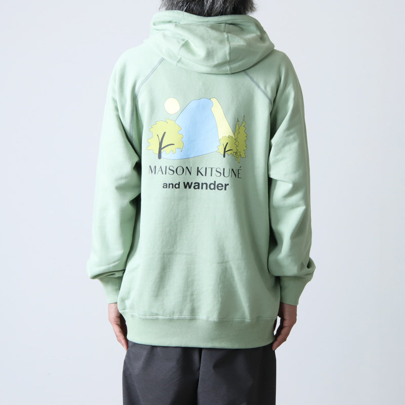 and wander(アンドワンダー) DRY COTTON SWEATHOODIE MKxAWD 画像12