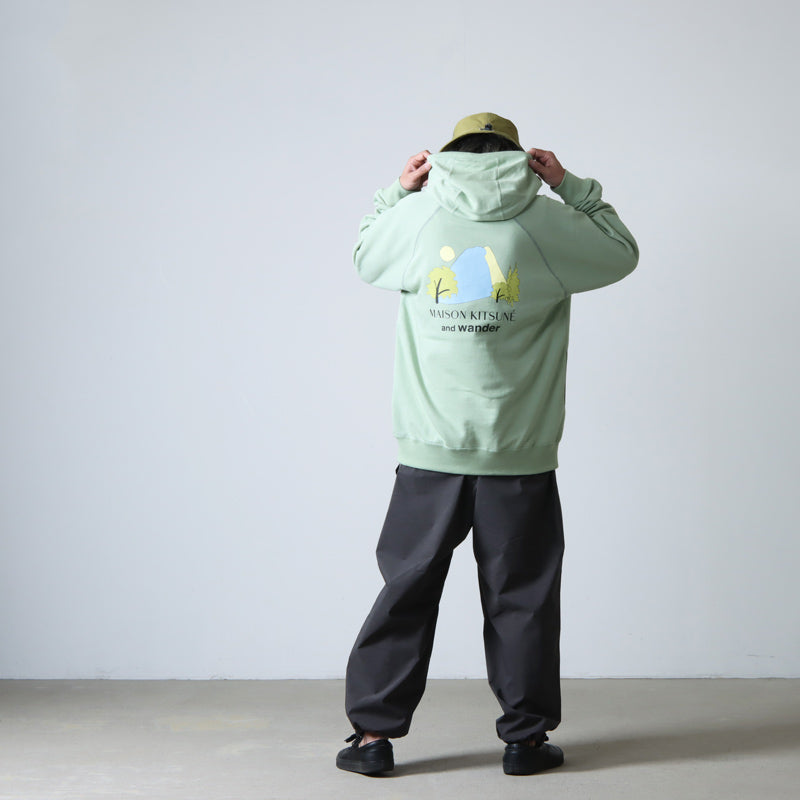 and wander(アンドワンダー) DRY COTTON SWEATHOODIE MKxAWD 画像22