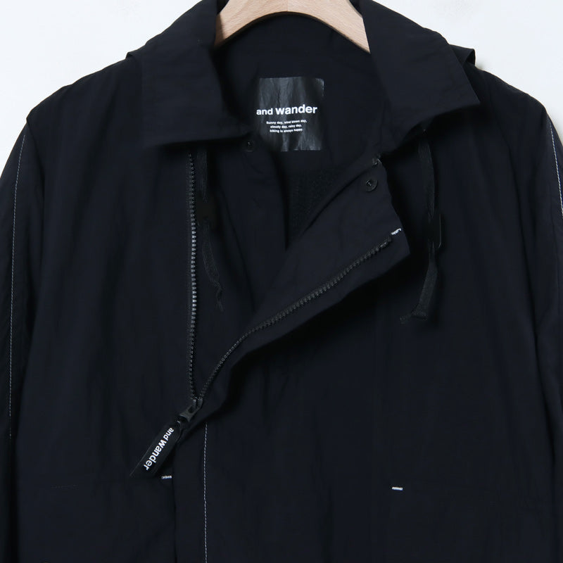 and wander(アンドワンダー) water repellent light jacket 画像21