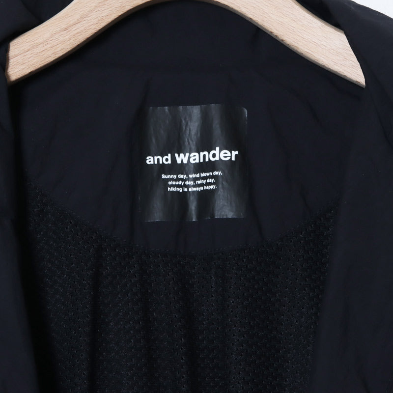 and wander(アンドワンダー) water repellent light jacket 画像29