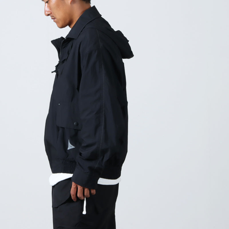 and wander(アンドワンダー) water repellent light jacket 画像2