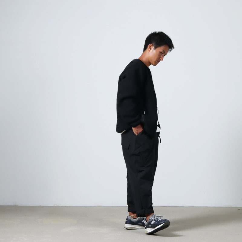 and wander(アンドワンダー) wool fleece cardigan 画像4