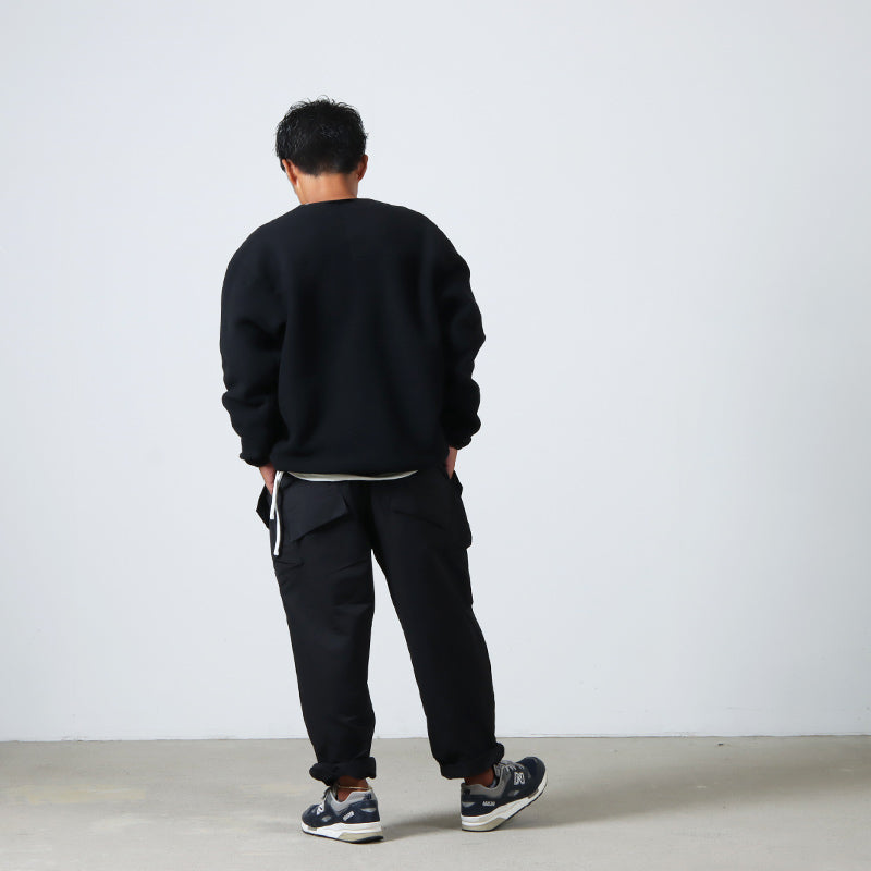 and wander(アンドワンダー) wool fleece cardigan 画像10