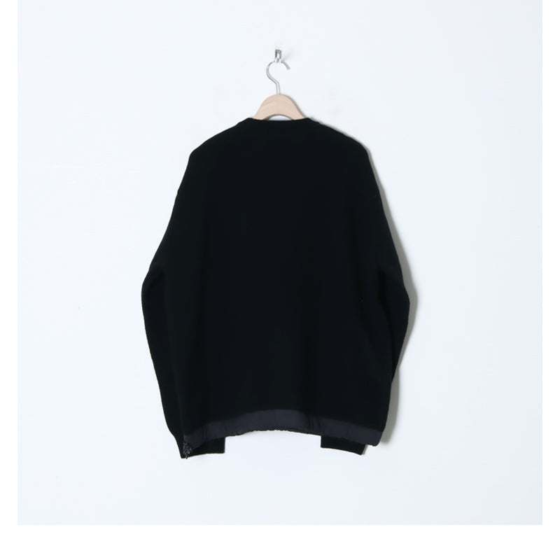 and wander(アンドワンダー) Shetland wool sweater 画像17
