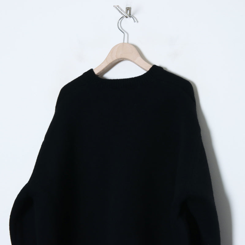 and wander(アンドワンダー) Shetland wool sweater 画像28
