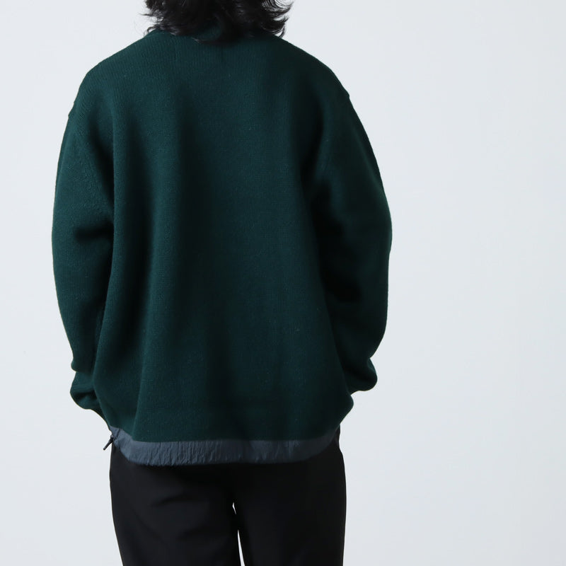 and wander(アンドワンダー) Shetland wool sweater 画像8