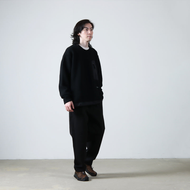 and wander(アンドワンダー) Shetland wool sweater 画像10