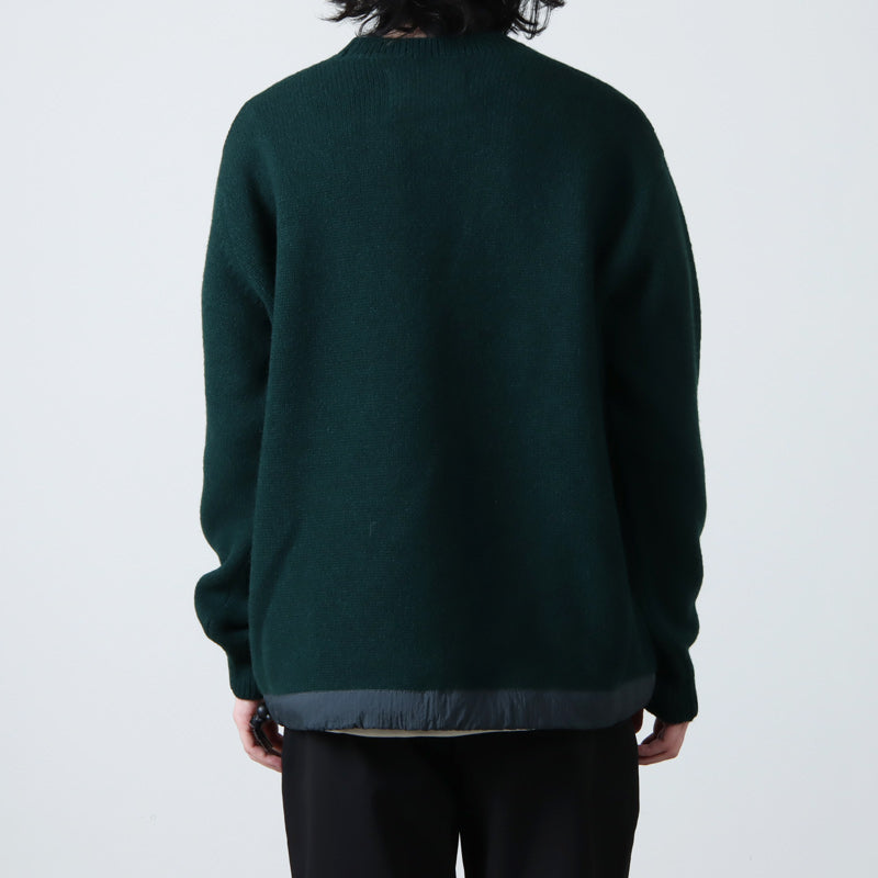 and wander(アンドワンダー) Shetland wool sweater 画像13