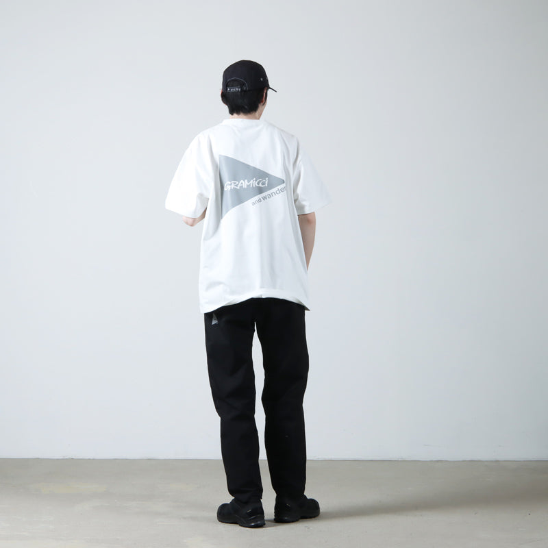 and wander(アンドワンダー) × gramicci BACKPRINT TEE 画像22