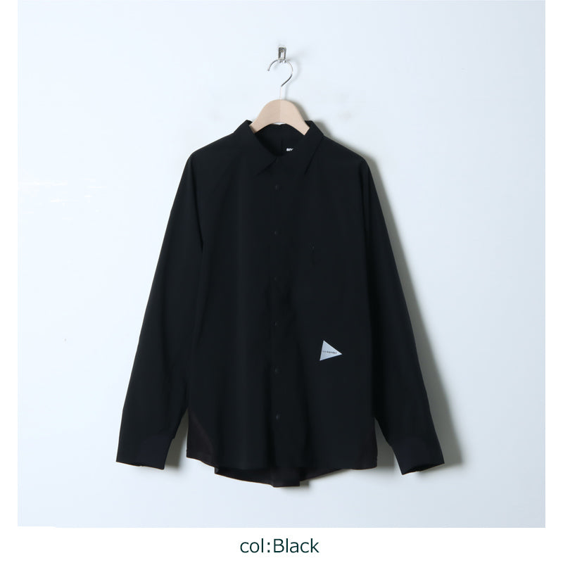and wander(アンドワンダー) 23 fleece base LS shirt 画像15