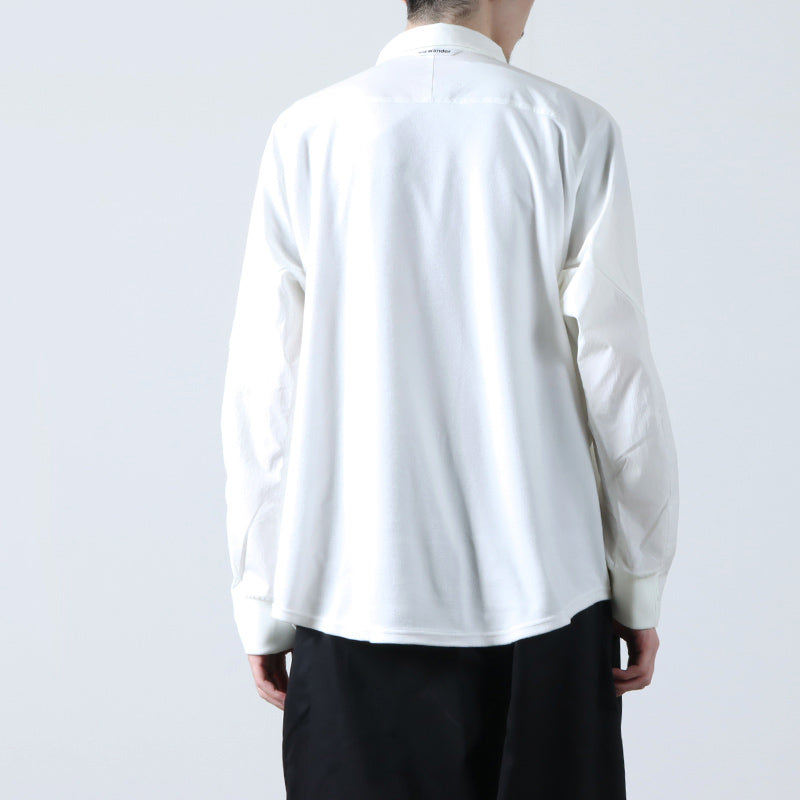 and wander(アンドワンダー) 23 fleece base LS shirt 画像7