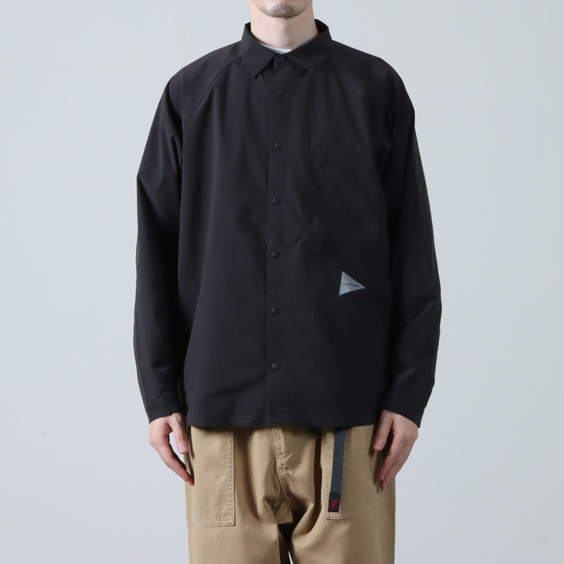 and wander(アンドワンダー) 23 fleece base LS shirt 画像10