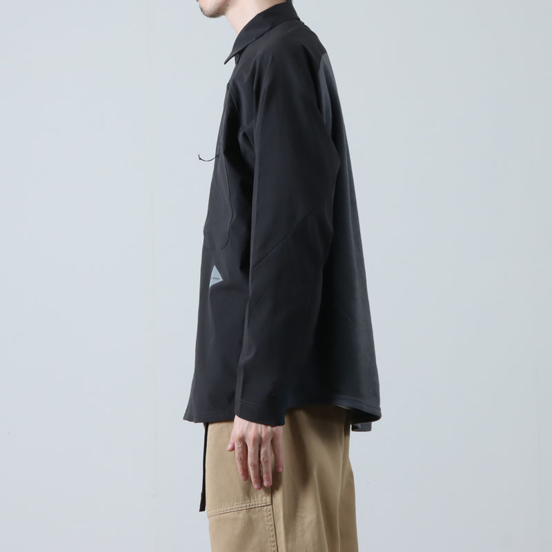 and wander(アンドワンダー) 23 fleece base LS shirt 画像11