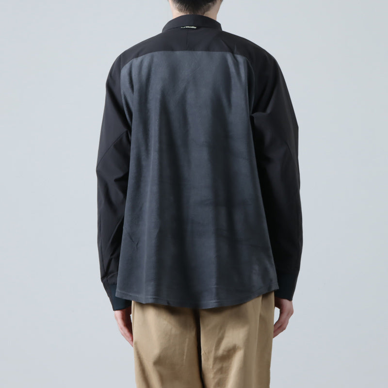 and wander(アンドワンダー) 23 fleece base LS shirt 画像12