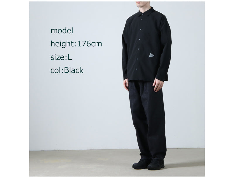 and wander(アンドワンダー) 23 fleece base LS shirt 画像25