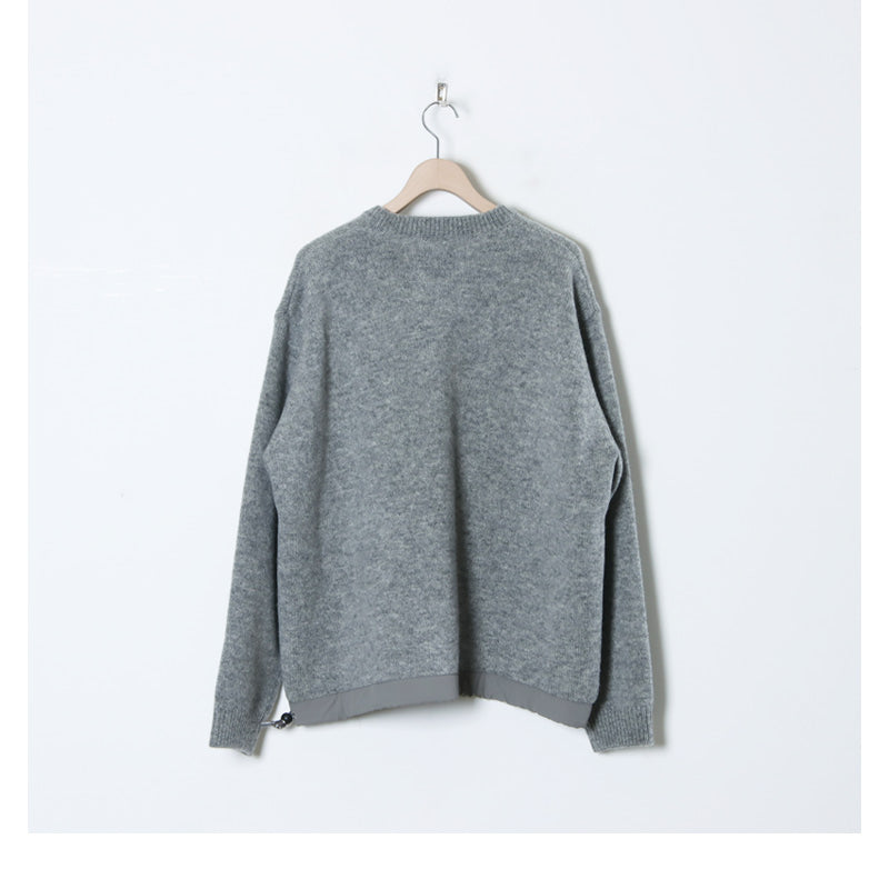 and wander(アンドワンダー) shetland wool sweater 画像12