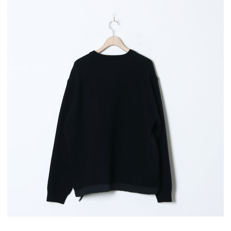 and wander(アンドワンダー) shetland wool sweater 画像14
