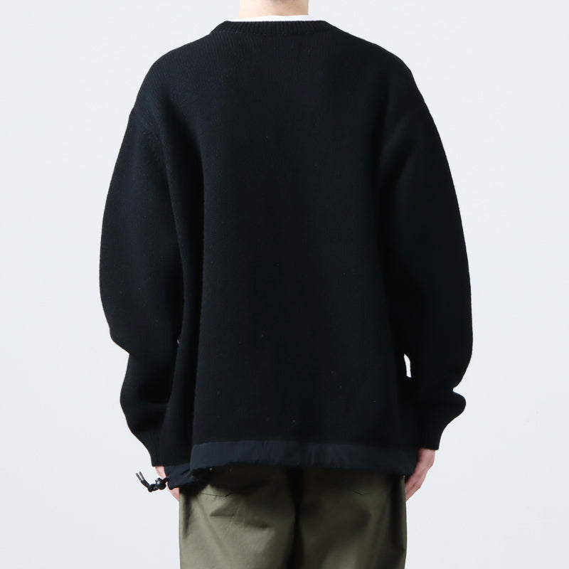 and wander(アンドワンダー) shetland wool sweater 画像8