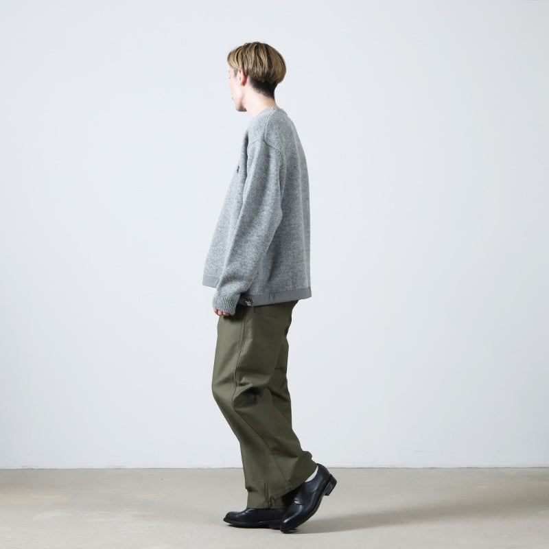 and wander(アンドワンダー) shetland wool sweater 画像16