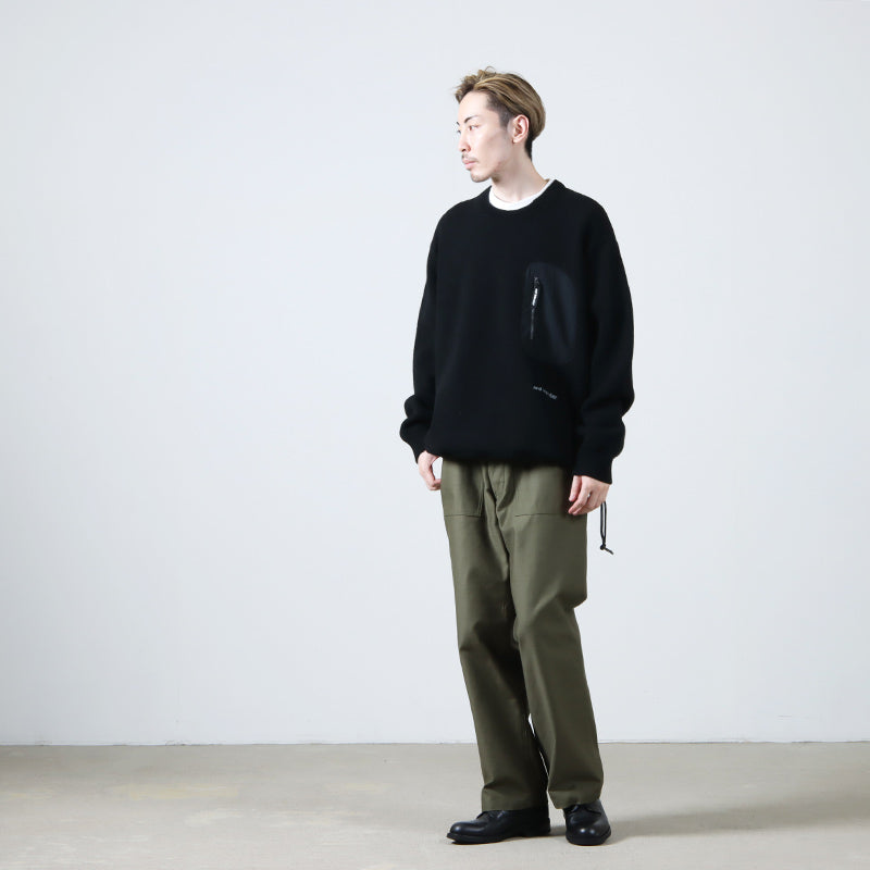 and wander(アンドワンダー) shetland wool sweater 画像17