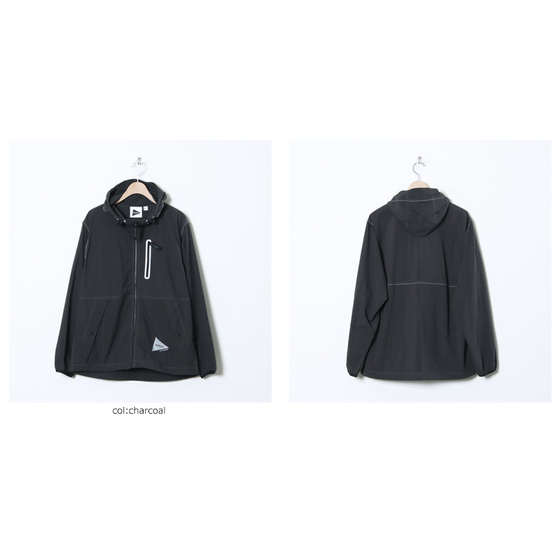 and wander(アンドワンダー) gramicci brushed nylon jacket 画像2