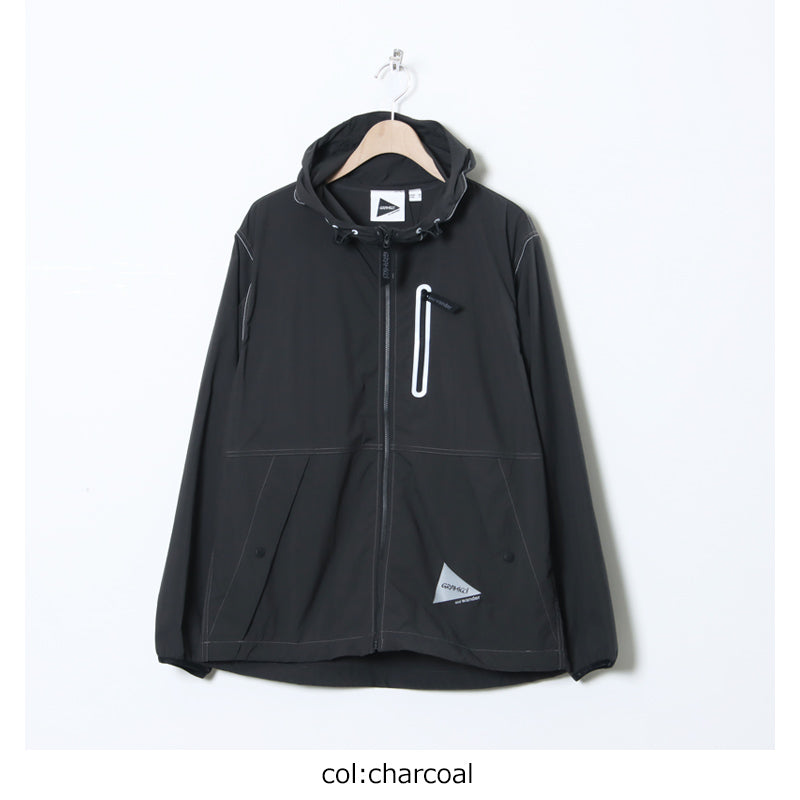 and wander(アンドワンダー) gramicci brushed nylon jacket 画像16