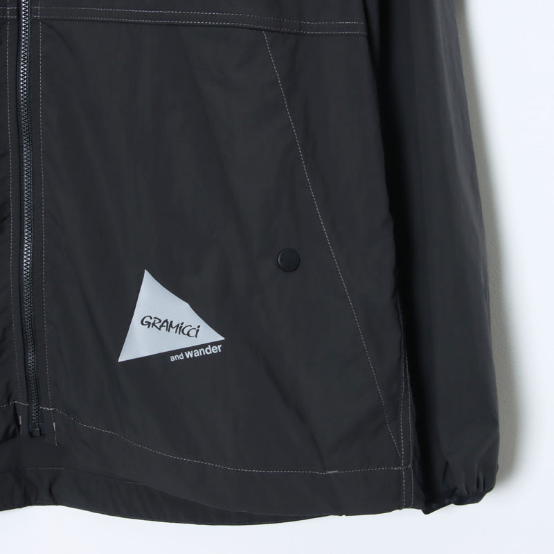 and wander(アンドワンダー) gramicci brushed nylon jacket 画像24