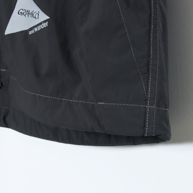 and wander(アンドワンダー) gramicci brushed nylon jacket 画像26