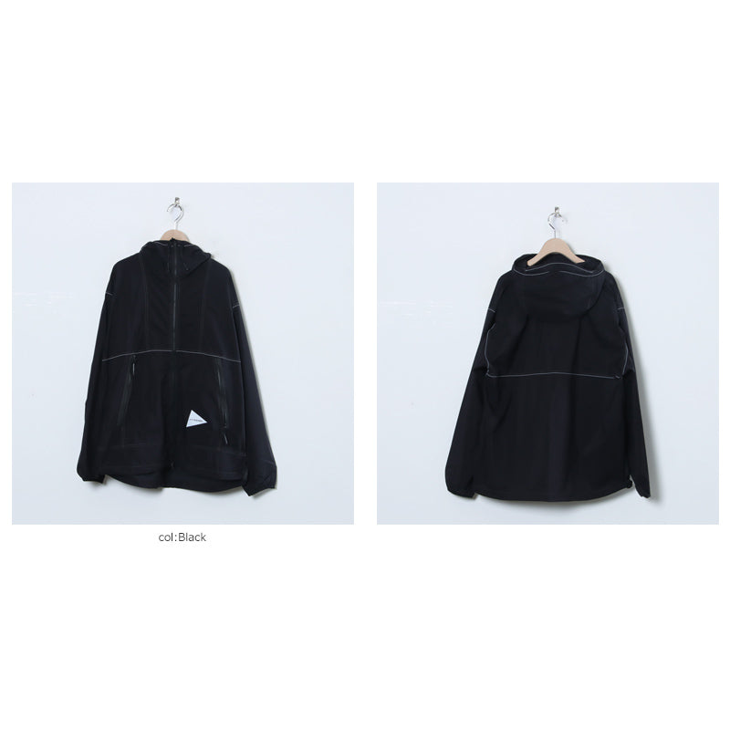 and wander(アンドワンダー) PERTEX wind jacket 画像2