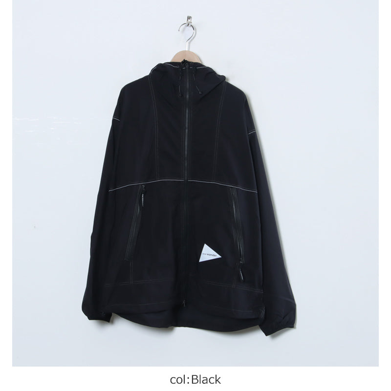 and wander(アンドワンダー) PERTEX wind jacket 画像15