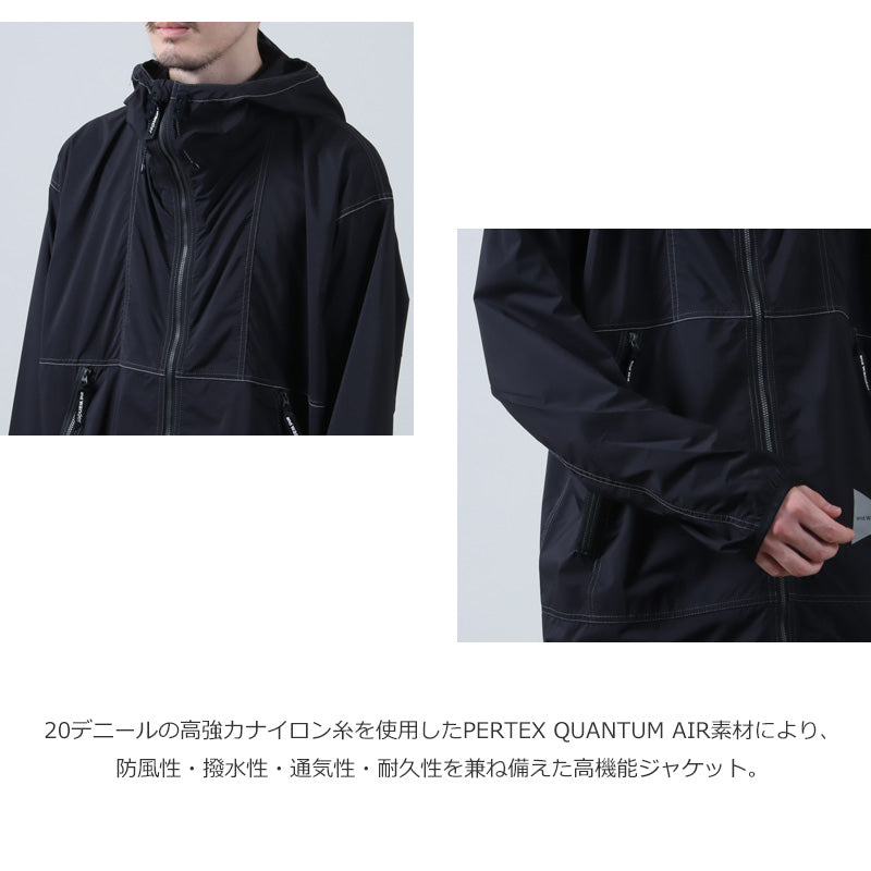 and wander(アンドワンダー) PERTEX wind jacket 画像4