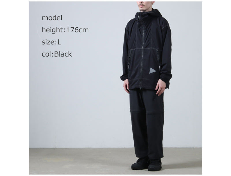 and wander(アンドワンダー) PERTEX wind jacket 画像19