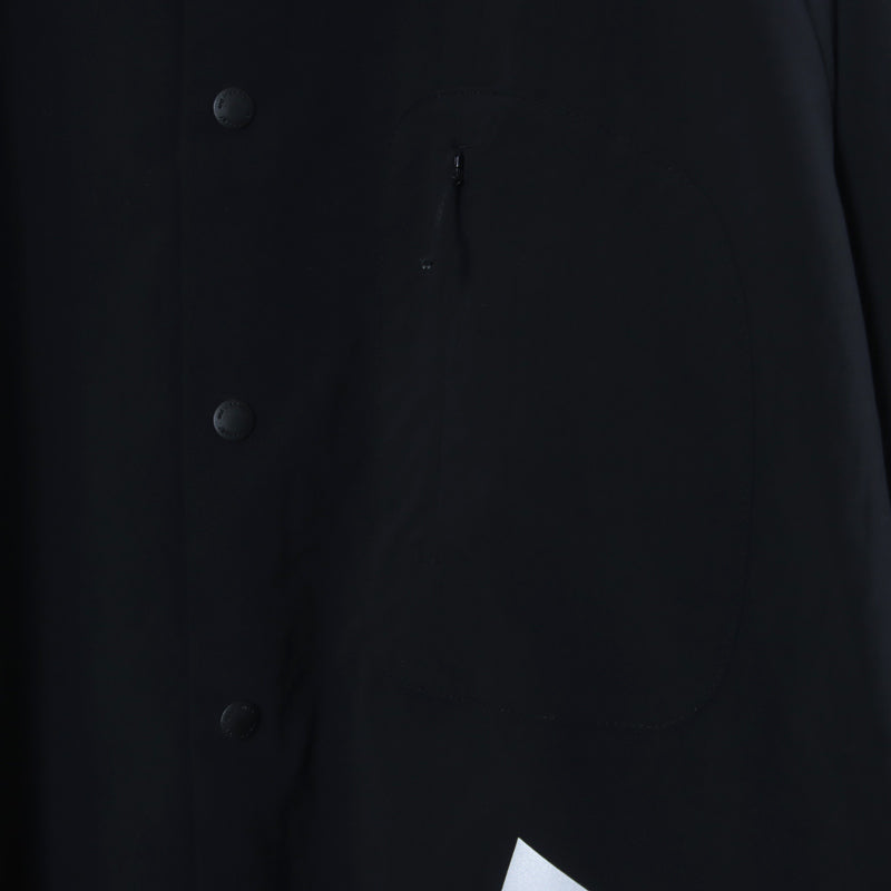 and wander(アンドワンダー) fleece base band collar shirt 画像20