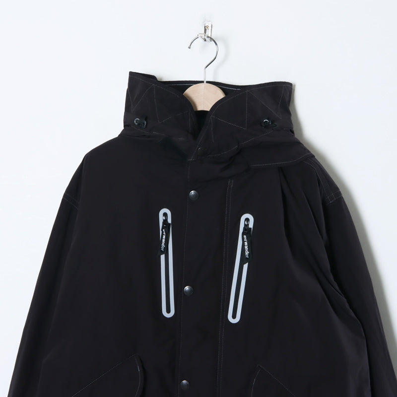 and wander(アンドワンダー) fishtail Octa coat 画像16